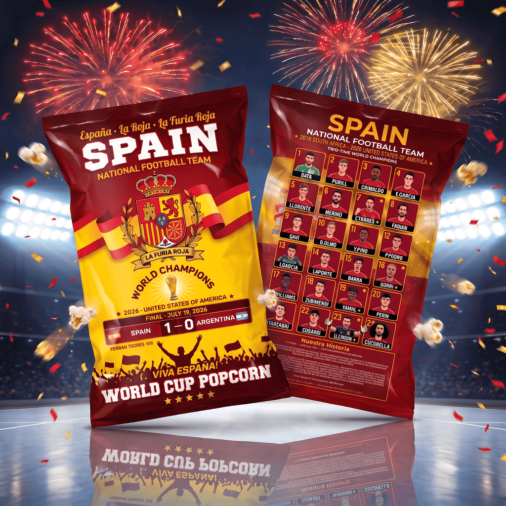World Cup Spain Victory Popcorn